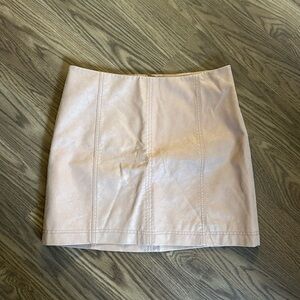Free people pink mini skirt